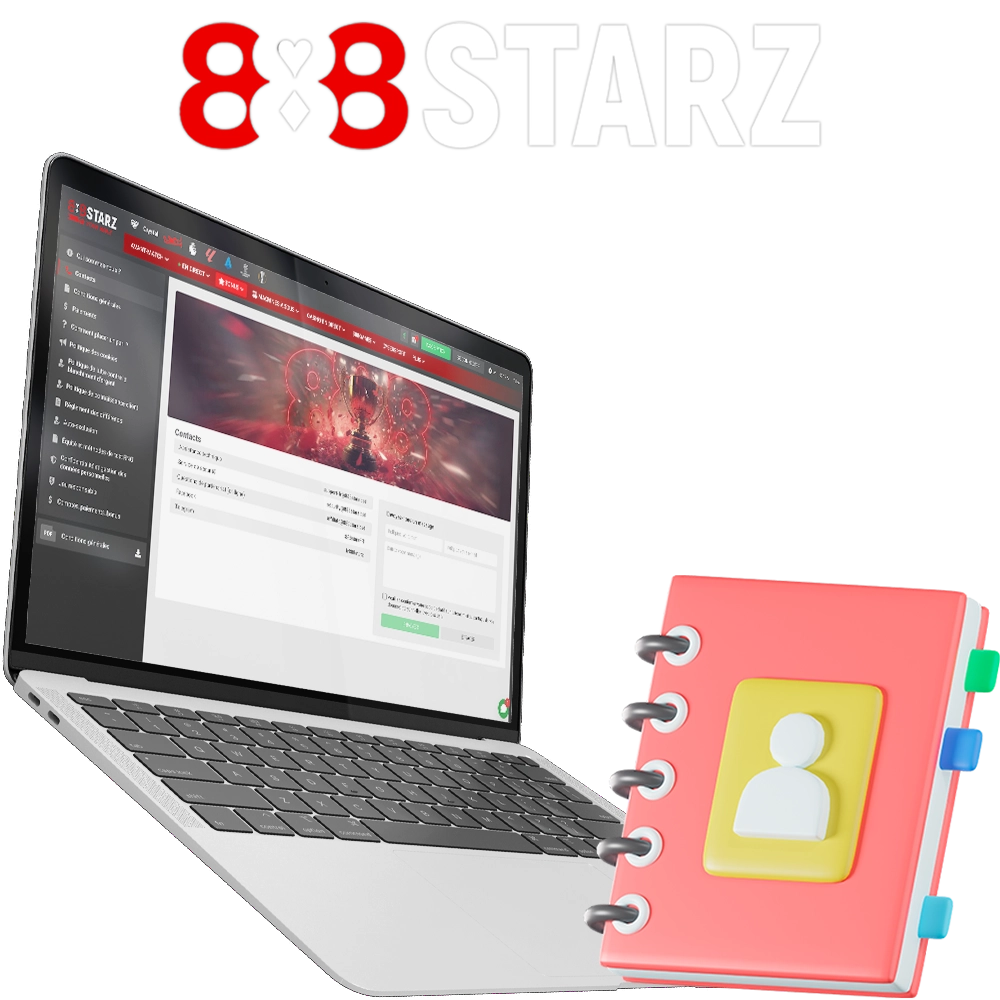 Découvrez les contacts de l'équipe de 888Starz.
