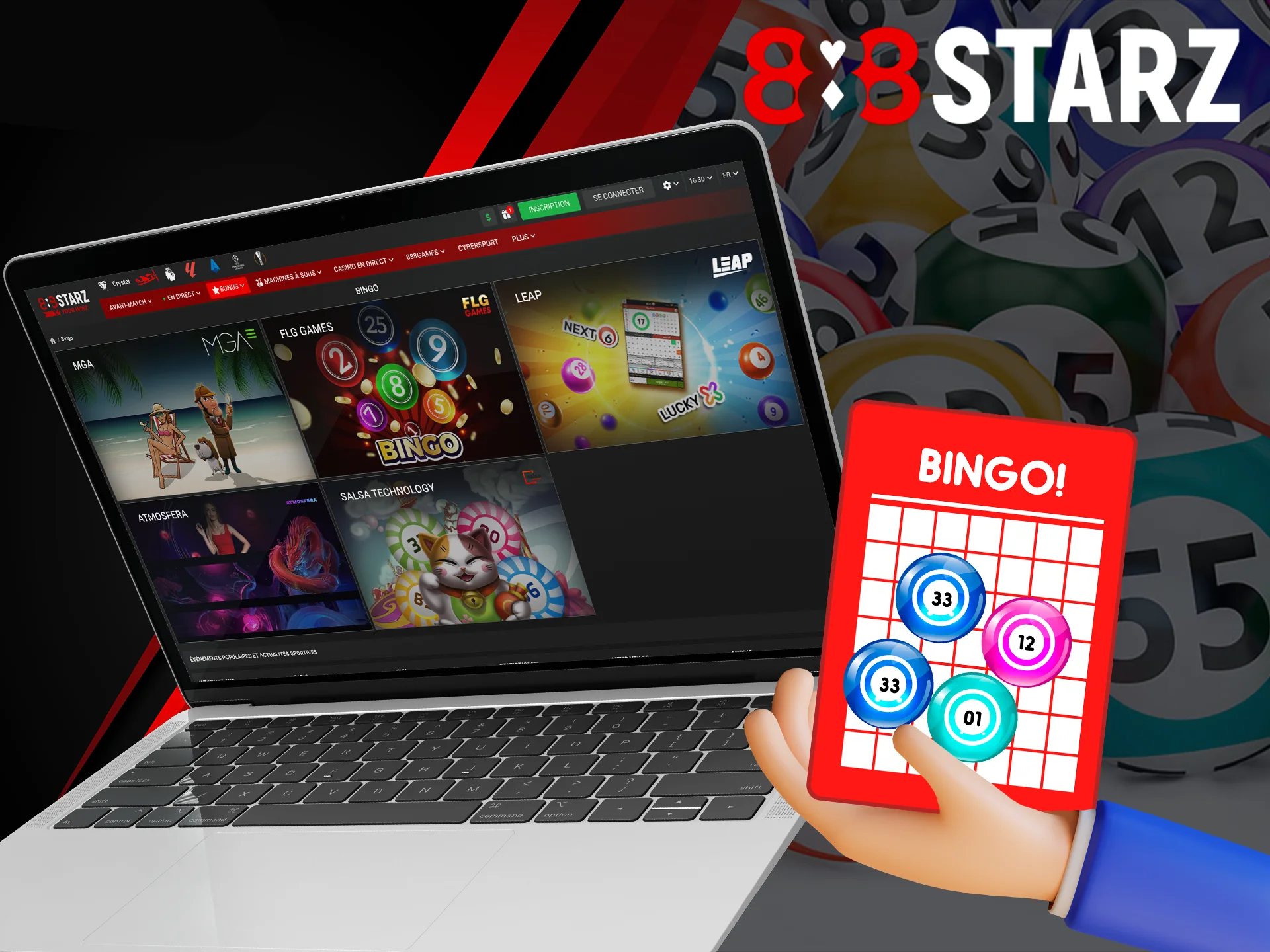 Collect all the numbers at Bingo with 888Starz.