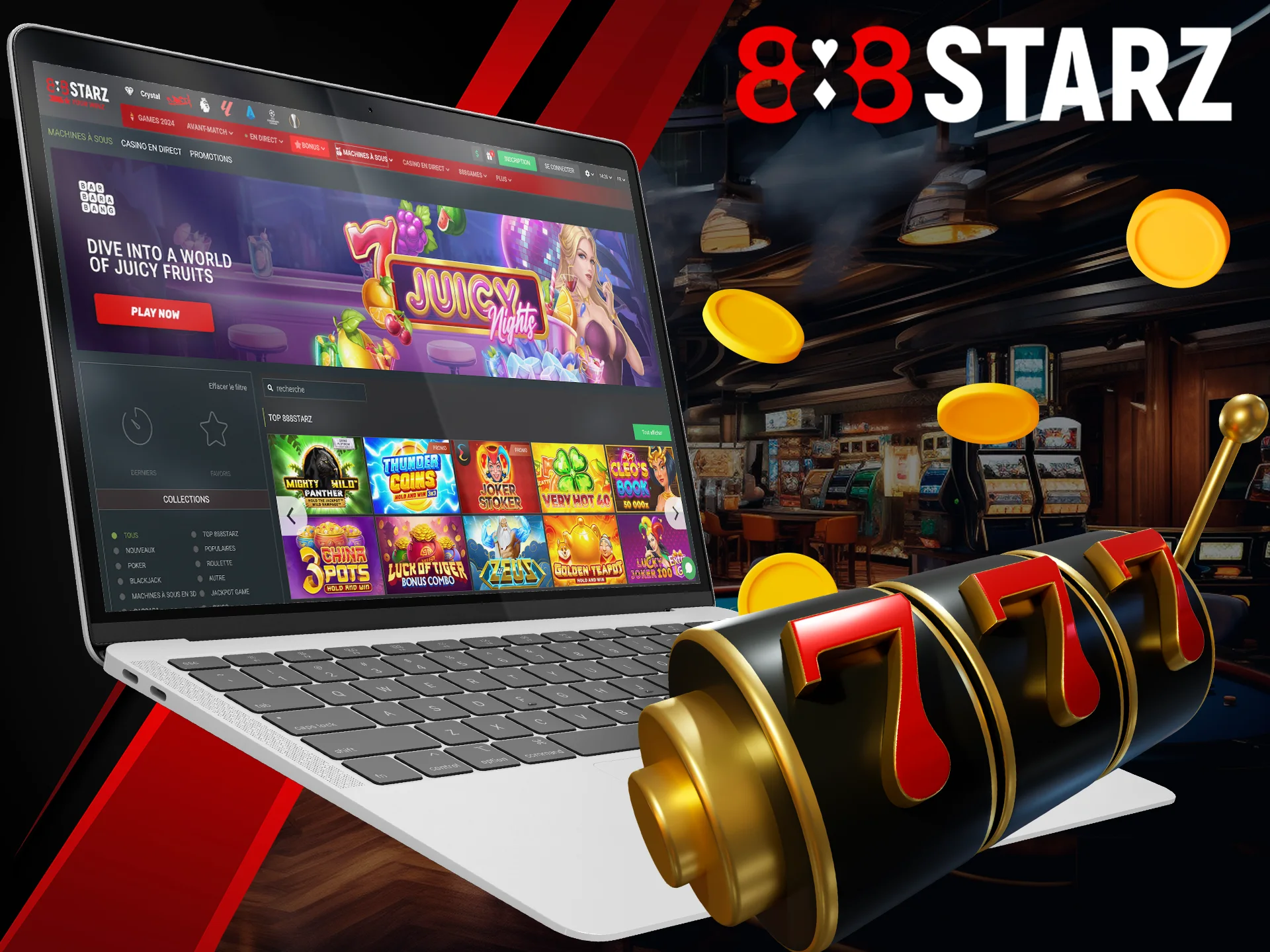 Fartuna is already waiting for you at the 888Starz casino.