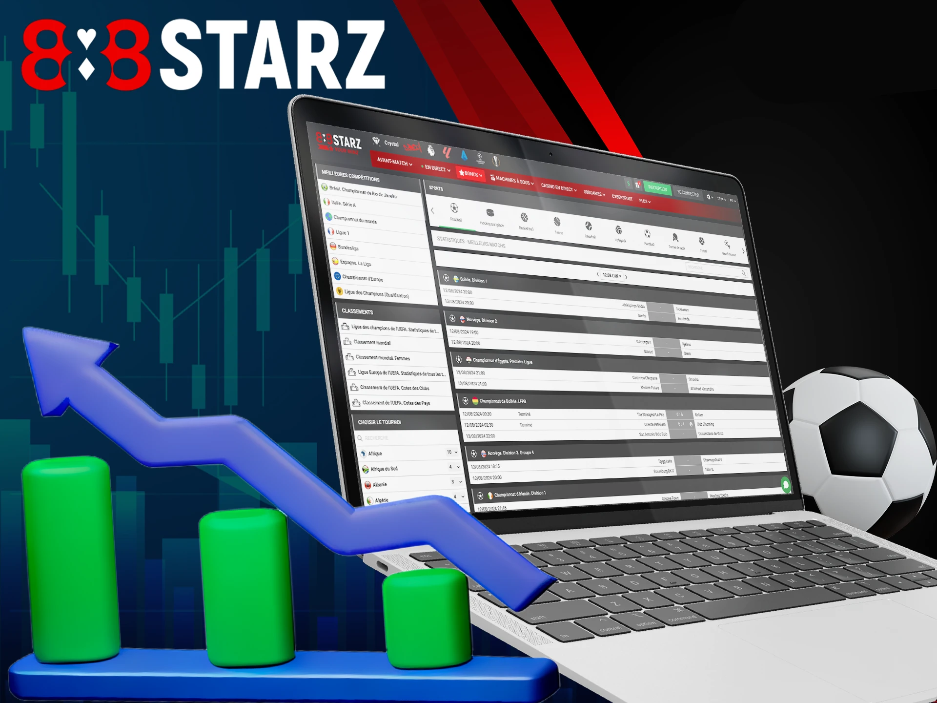 Find statistics and match results on 888Starz.